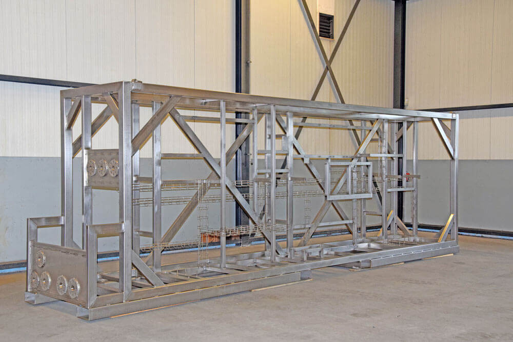 Frame-waterbehandeling Metalen frame voor waterbehandeling